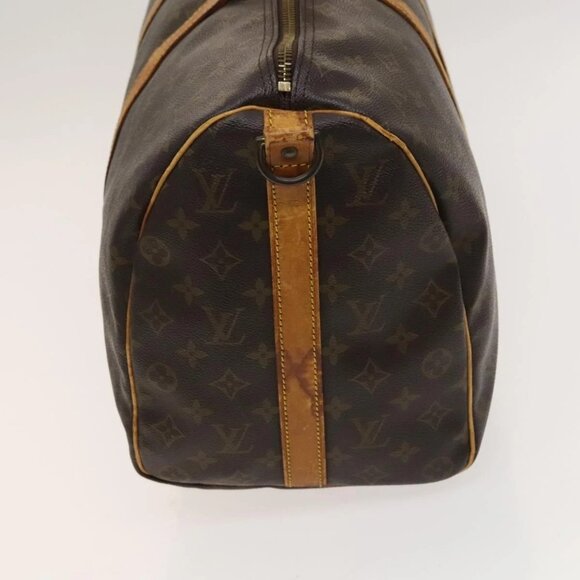 LOUIS VUITTON Monogram Keepall Bandouliere 45 Boston Bag M41418 LV Auth 131247 - Picture 3 of 16
